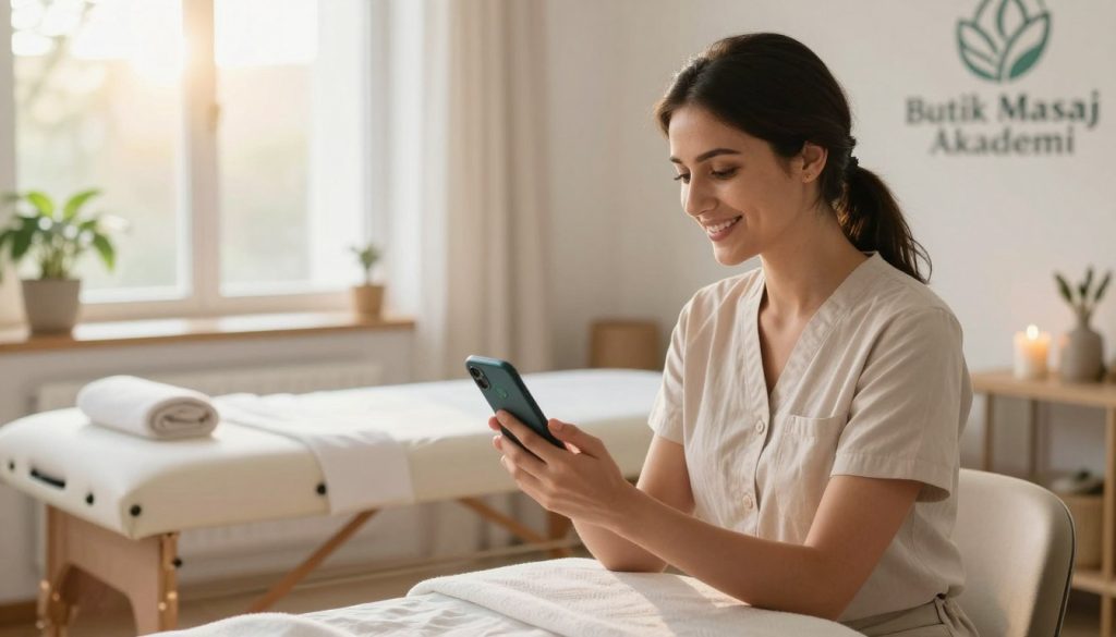 WhatsApp masaj terapisti iletişim avantajları