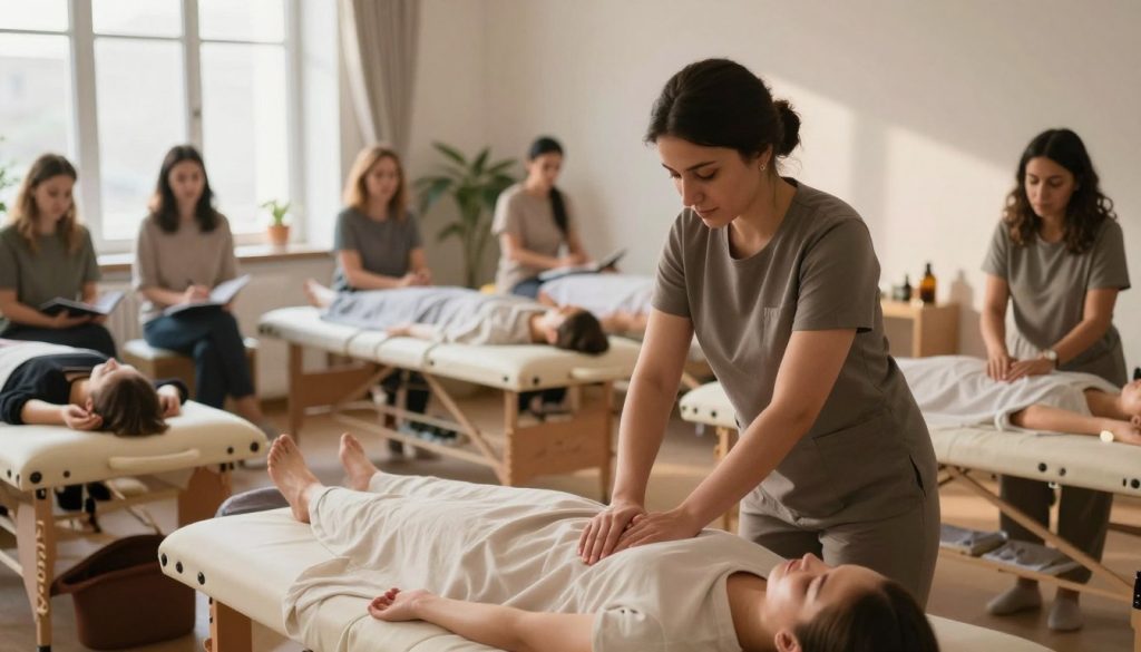 masaj teknikleri eğitimi uygulama