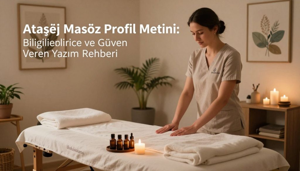 Ataşehir Masöz Profil Metni: Bilgilendirici ve Güven Veren Yazım Rehberi ataşehir masöz profil metni